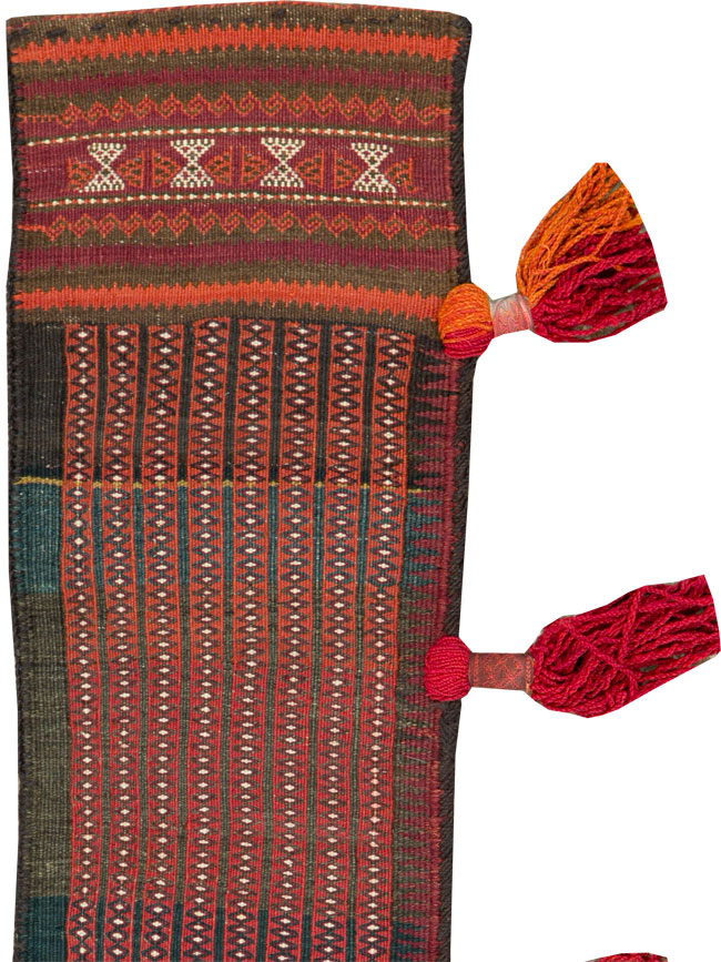 Vintage Uzbek Tribal Tent Band, No.25504 - Gsblank