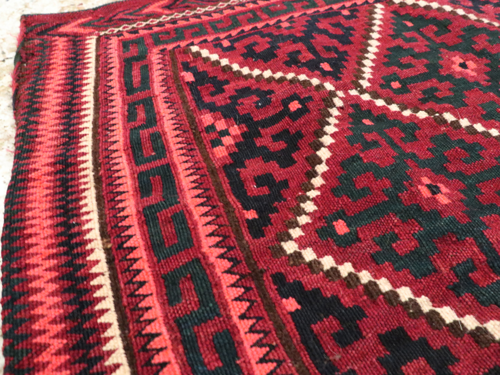 Vintage Central Asian Tribal Bag Face, No.25511 - Gsblank