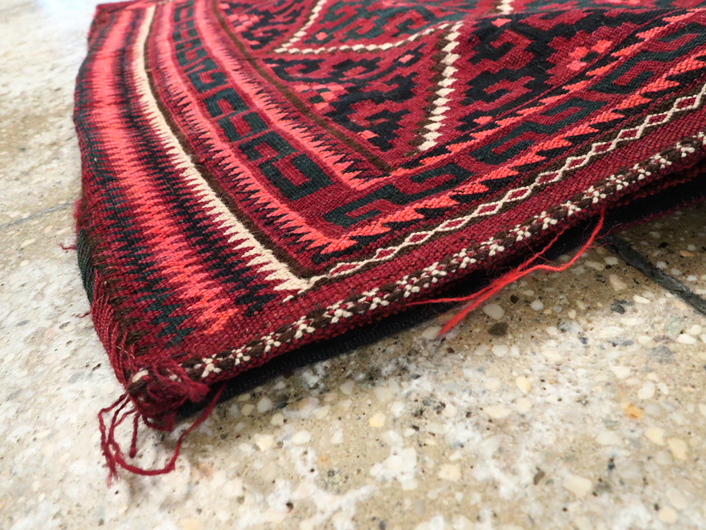 Vintage Central Asian Tribal Bag Face, No.25511 - Gsblank