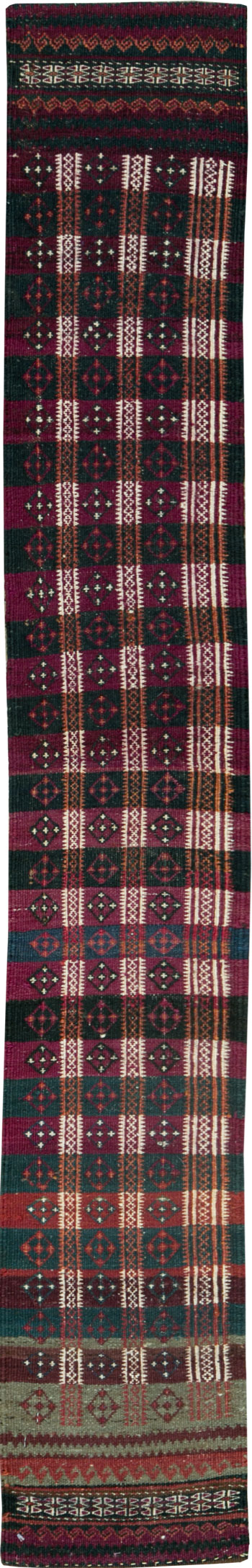 Vintage Uzbek Tribal Tent Band, No.25513 - Gsblank