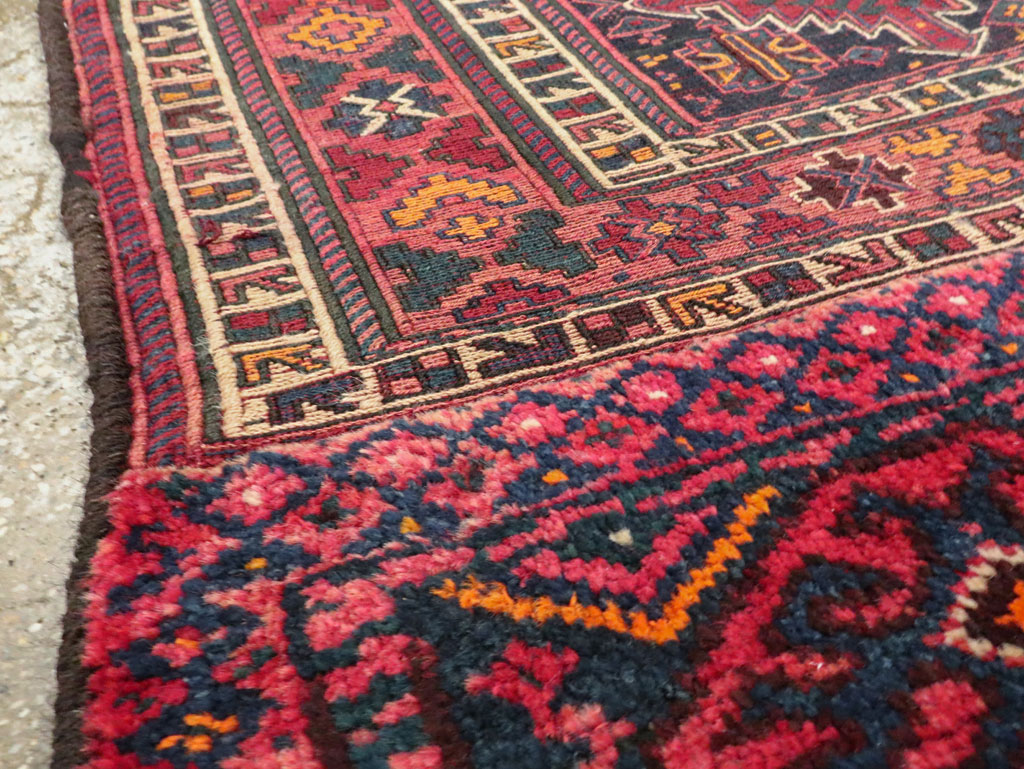 Vintage Persian Bakhtiari Bag Face, No.25517 - Gsblank