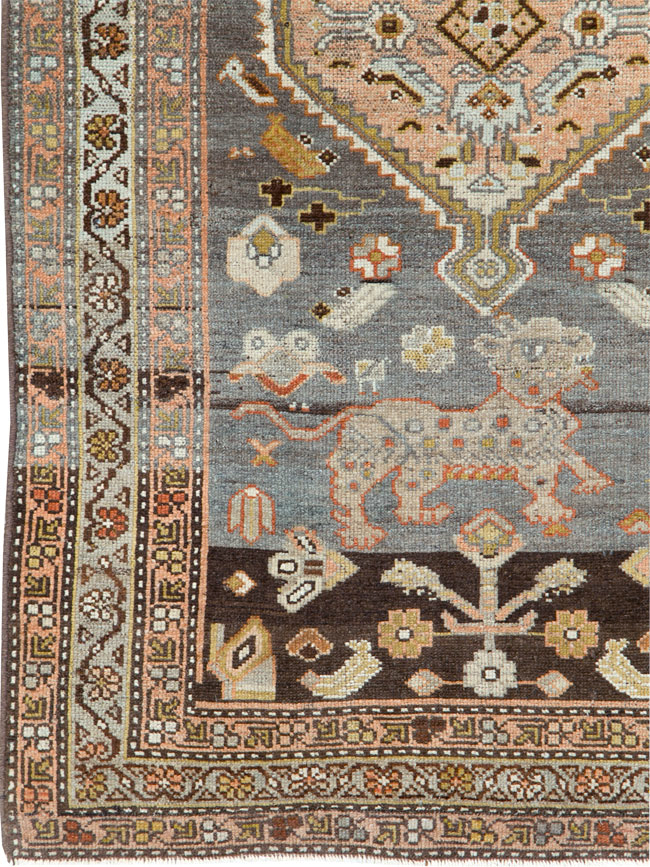 Vintage Persian Malayer Rug, No.25522 - Gsblank