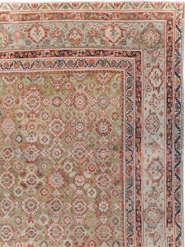 Antique Persian Mahal Carpet, No.25524 - Gsblank