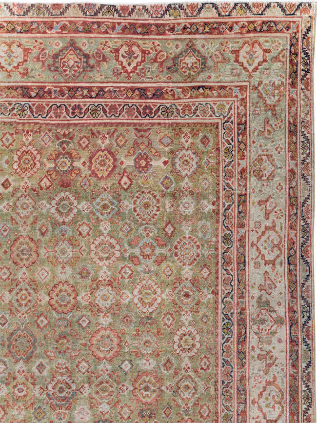 Antique Persian Mahal Carpet, No.25524 - Gsblank
