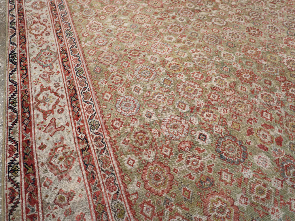 Antique Persian Mahal Carpet, No.25524 - Gsblank