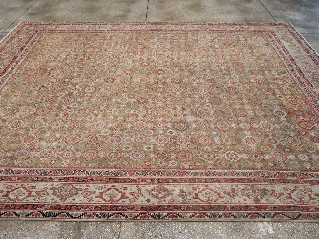 Antique Persian Mahal Carpet, No.25524 - Gsblank