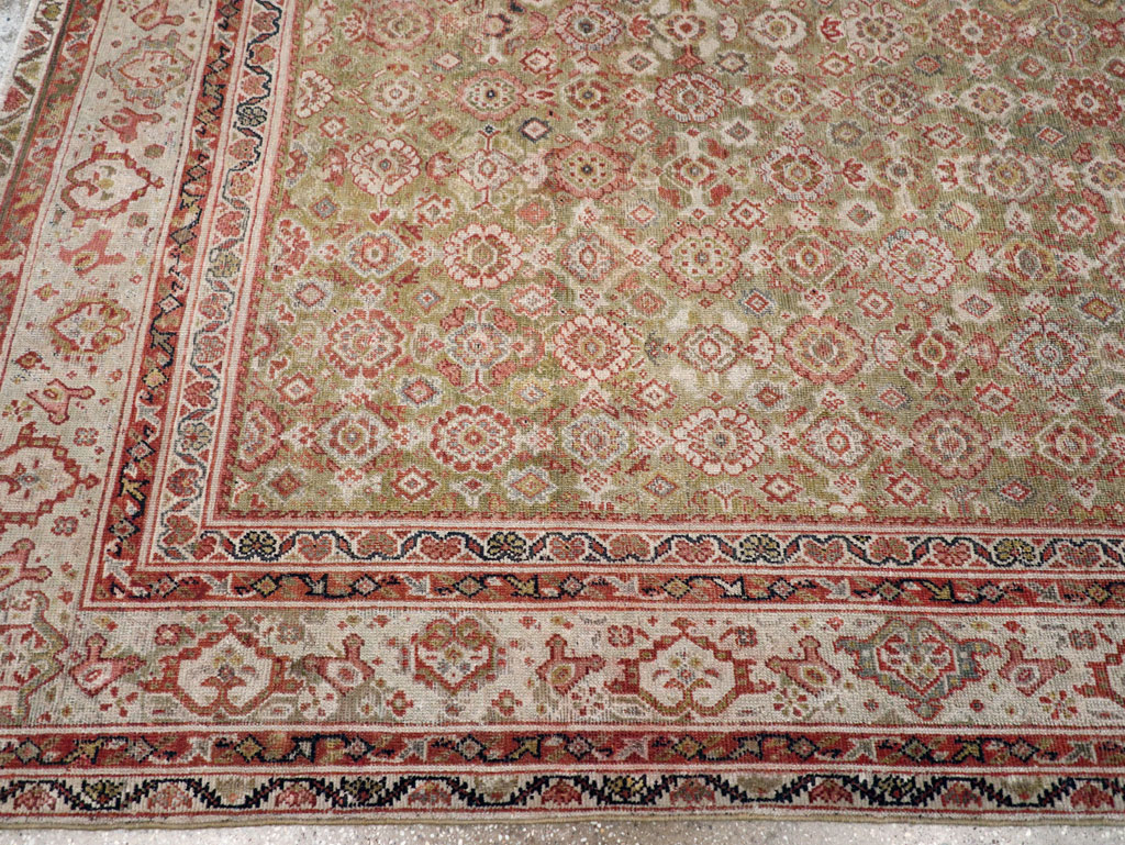 Antique Persian Mahal Carpet, No.25524 - Gsblank