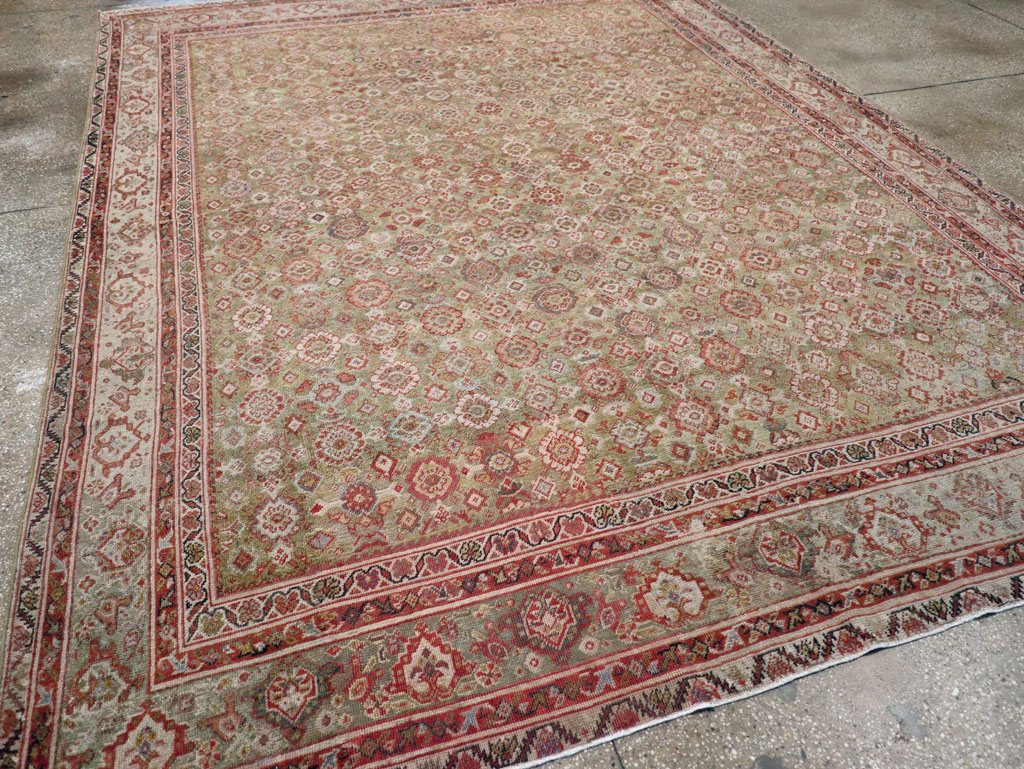 Antique Persian Mahal Carpet, No.25524 - Gsblank