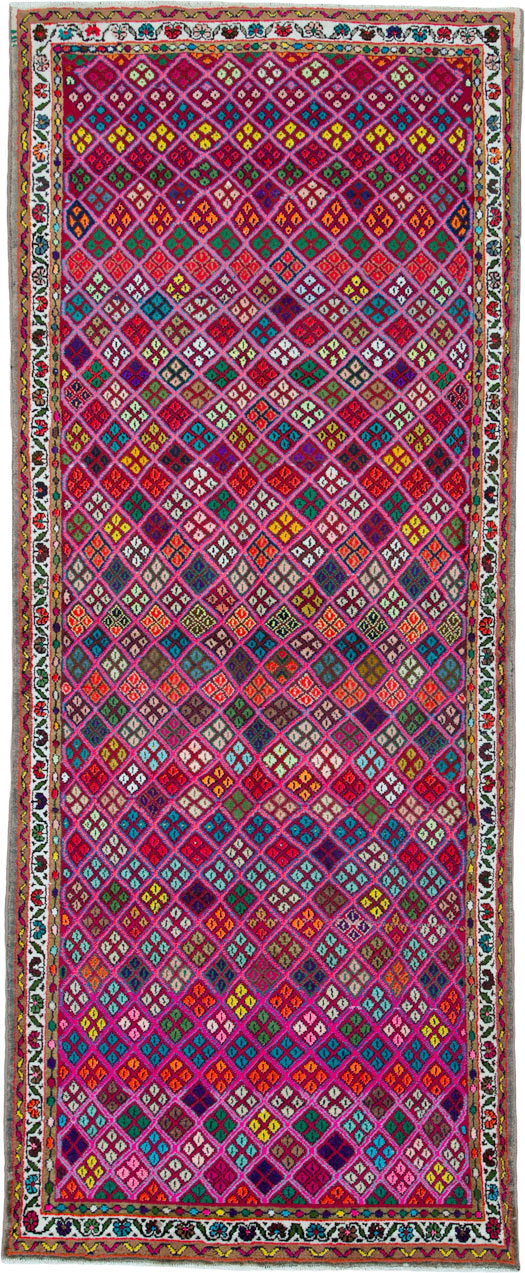 Vintage Persian Hamadan Runner, No.25528 - Gsblank