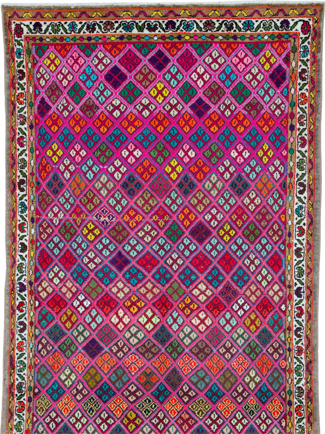 Vintage Persian Hamadan Runner, No.25528 - Gsblank