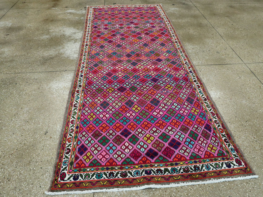 Vintage Persian Hamadan Runner, No.25528 - Gsblank
