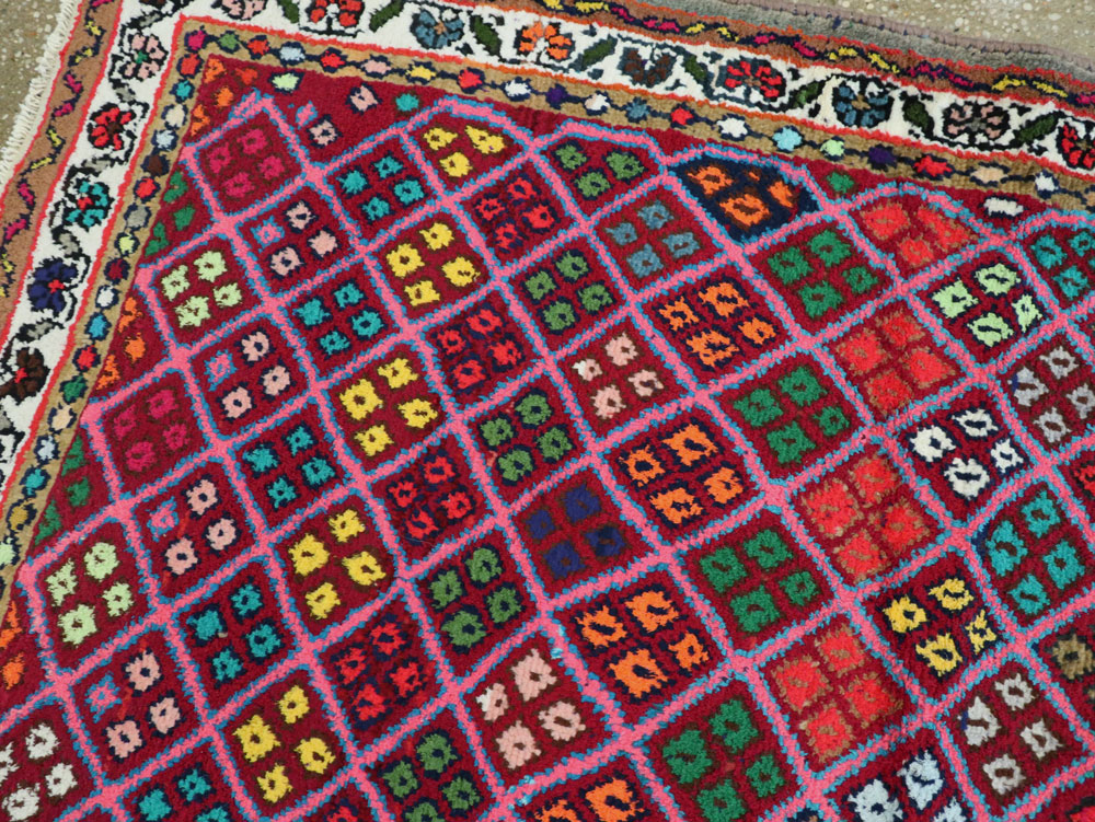 Vintage Persian Hamadan Runner, No.25528 - Gsblank