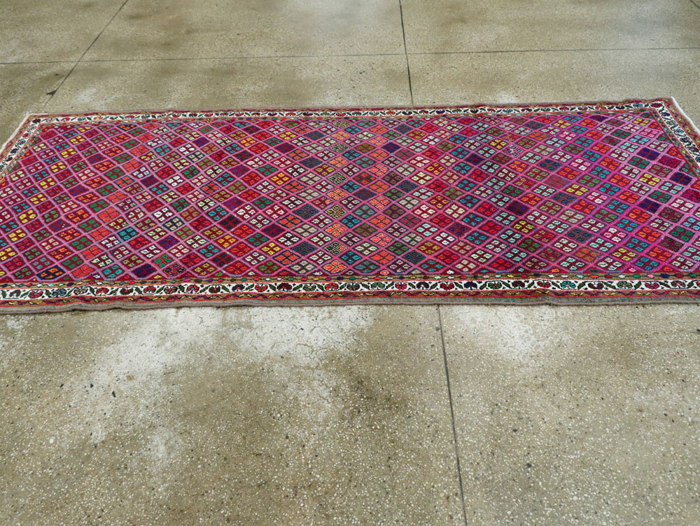 Vintage Persian Hamadan Runner, No.25528 - Gsblank