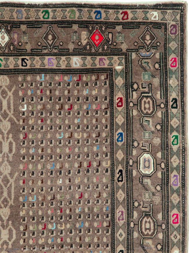 Vintage Persian Hamadan Modern Rug, No.25534 - Gsblank