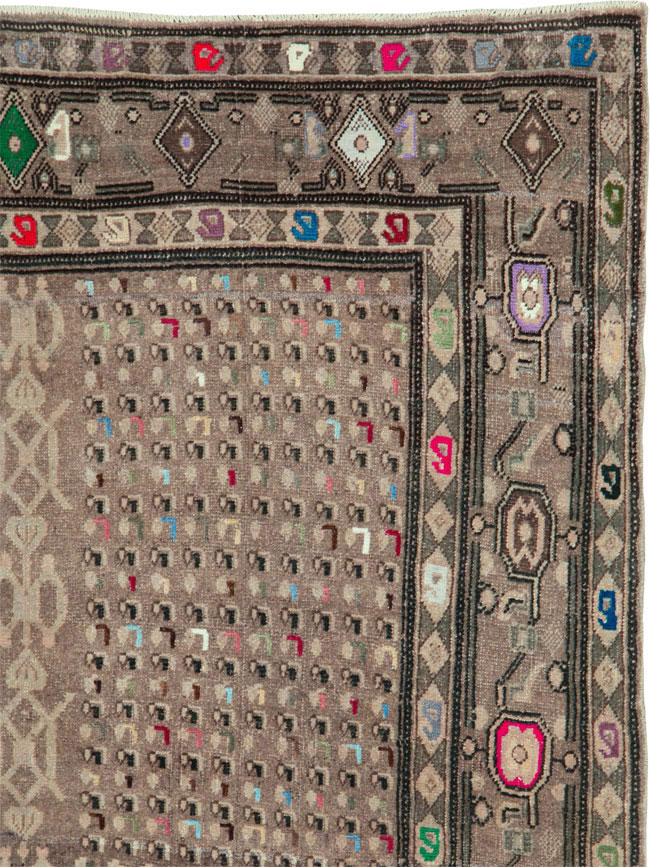 Vintage Persian Hamadan Modern Rug, No.25534 - Gsblank