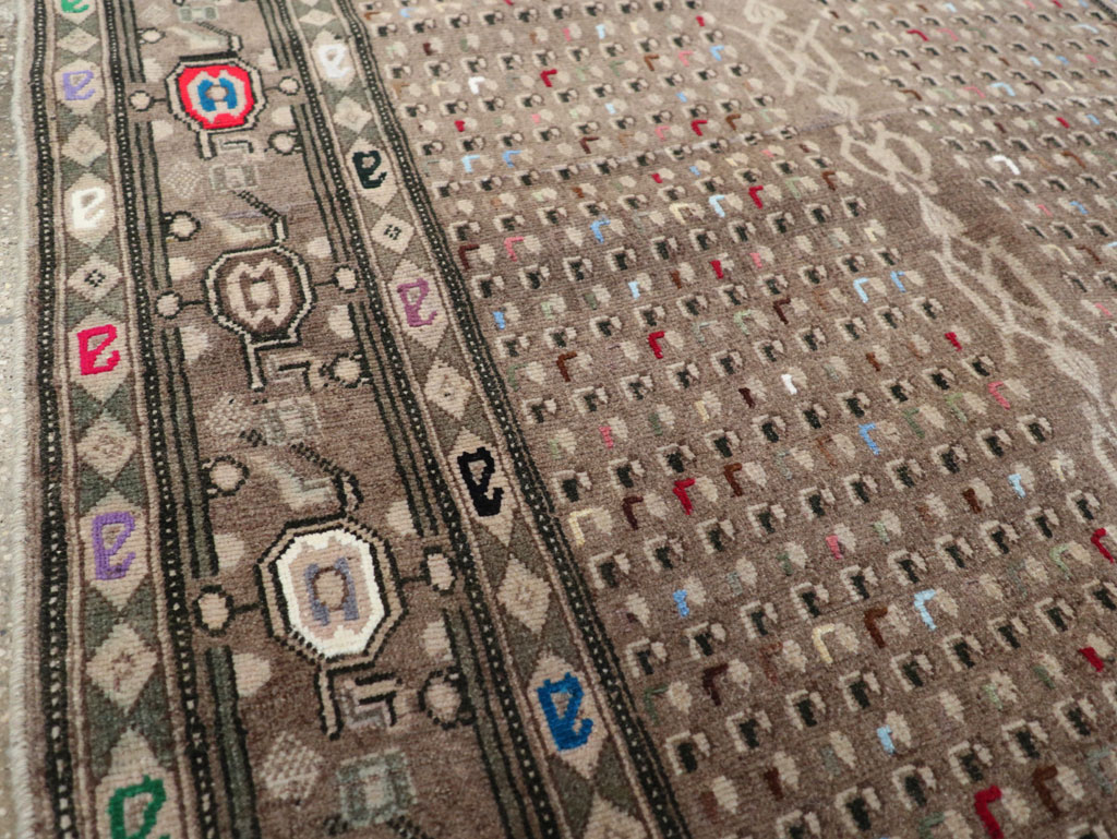 Vintage Persian Hamadan Modern Rug, No.25534 - Gsblank