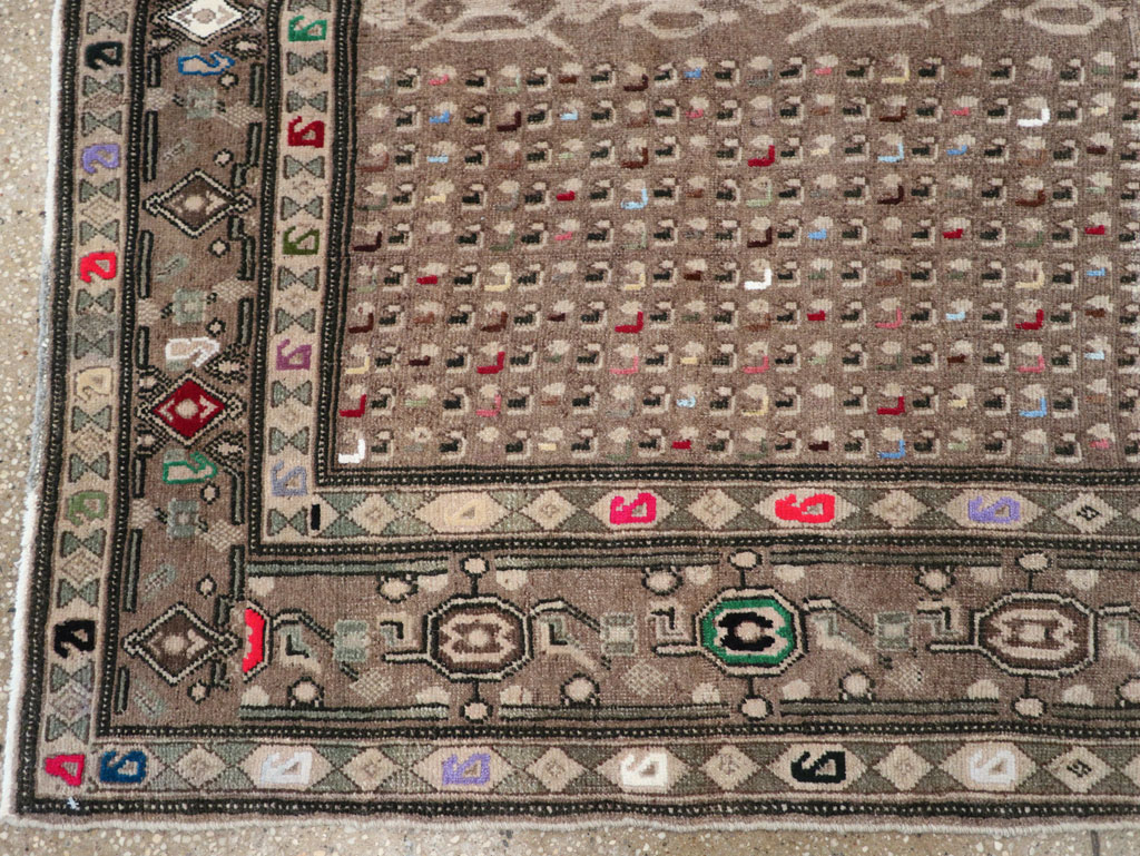 Vintage Persian Hamadan Modern Rug, No.25534 - Gsblank