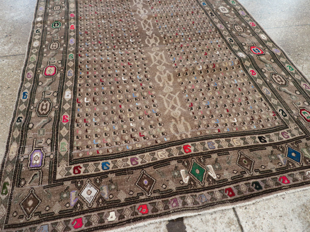 Vintage Persian Hamadan Modern Rug, No.25534 - Gsblank