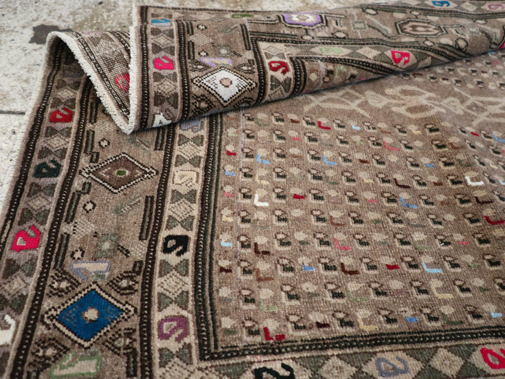 Vintage Persian Hamadan Modern Rug, No.25534 - Gsblank