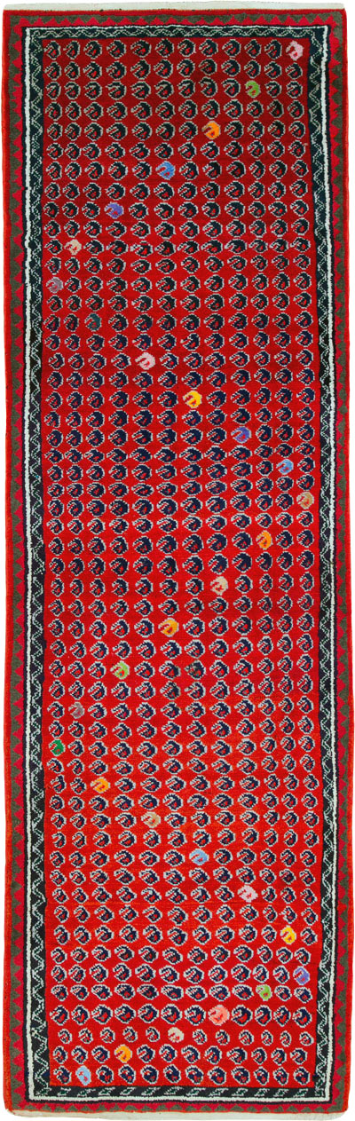 Vintage Persian Hamadan Runner, No.25535 - Gsblank