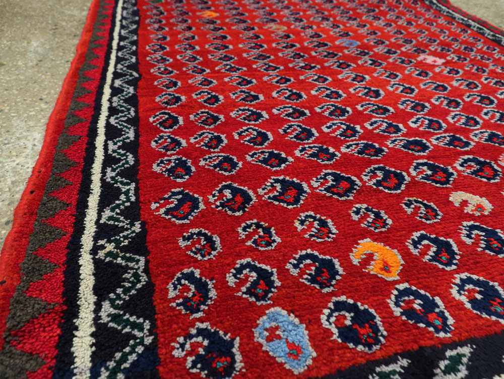 Vintage Persian Hamadan Runner, No.25535 - Gsblank
