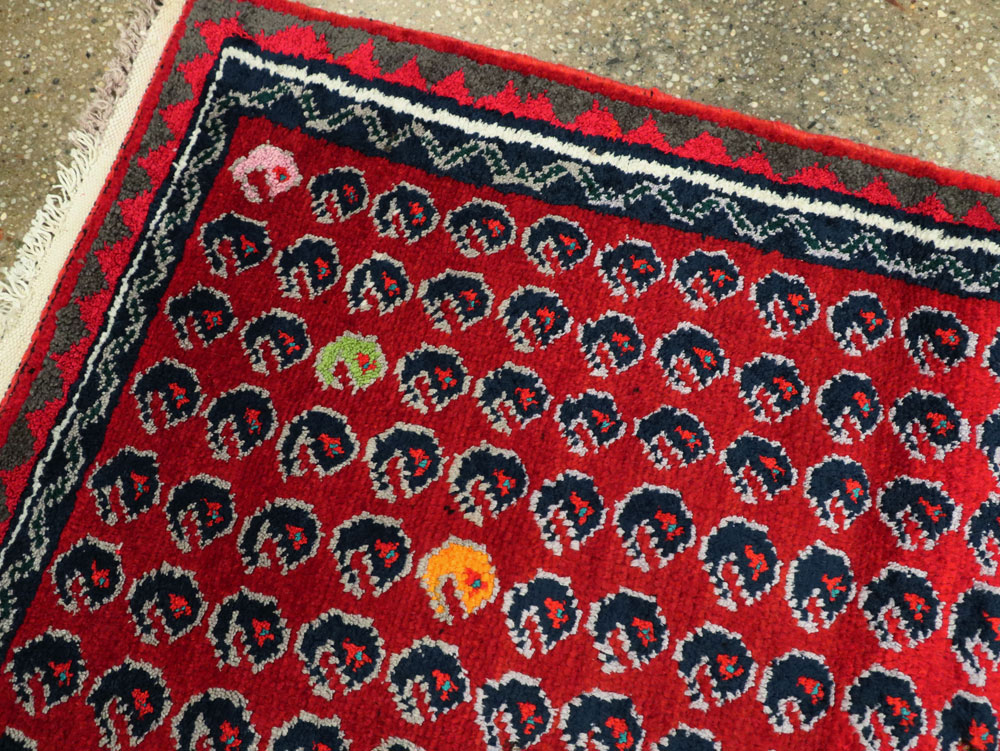 Vintage Persian Hamadan Runner, No.25535 - Gsblank