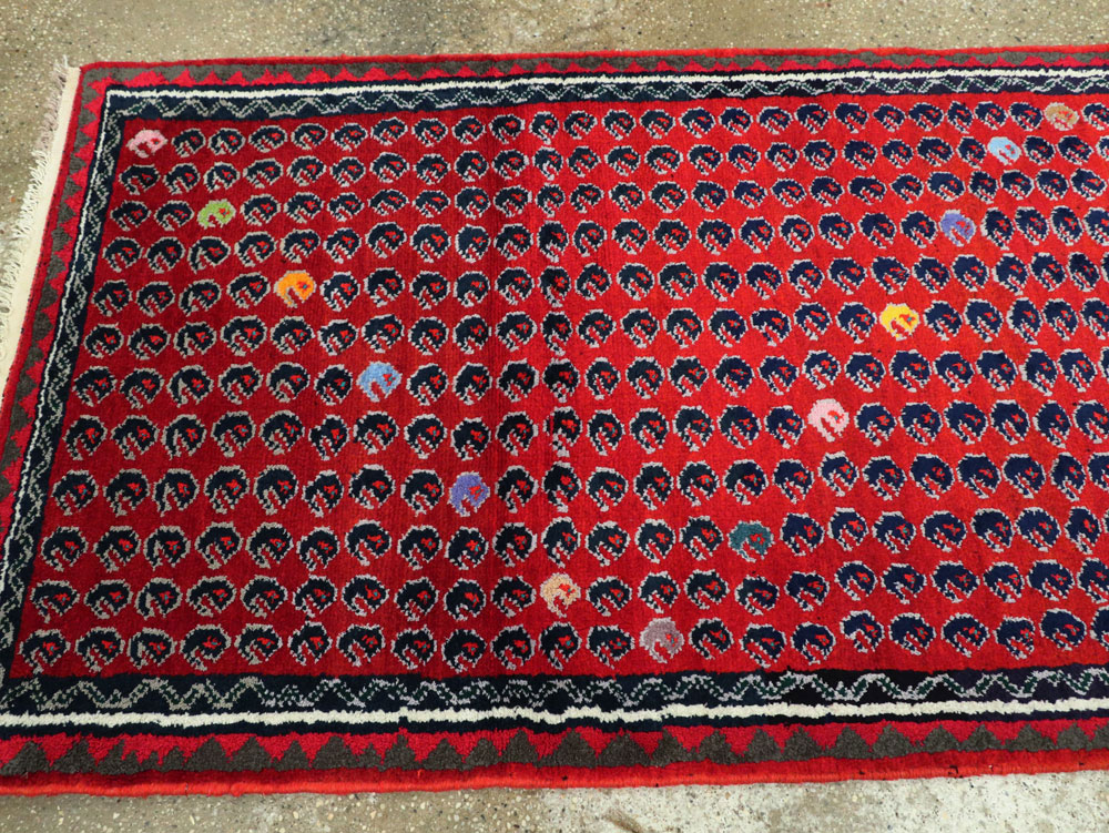 Vintage Persian Hamadan Runner, No.25535 - Gsblank