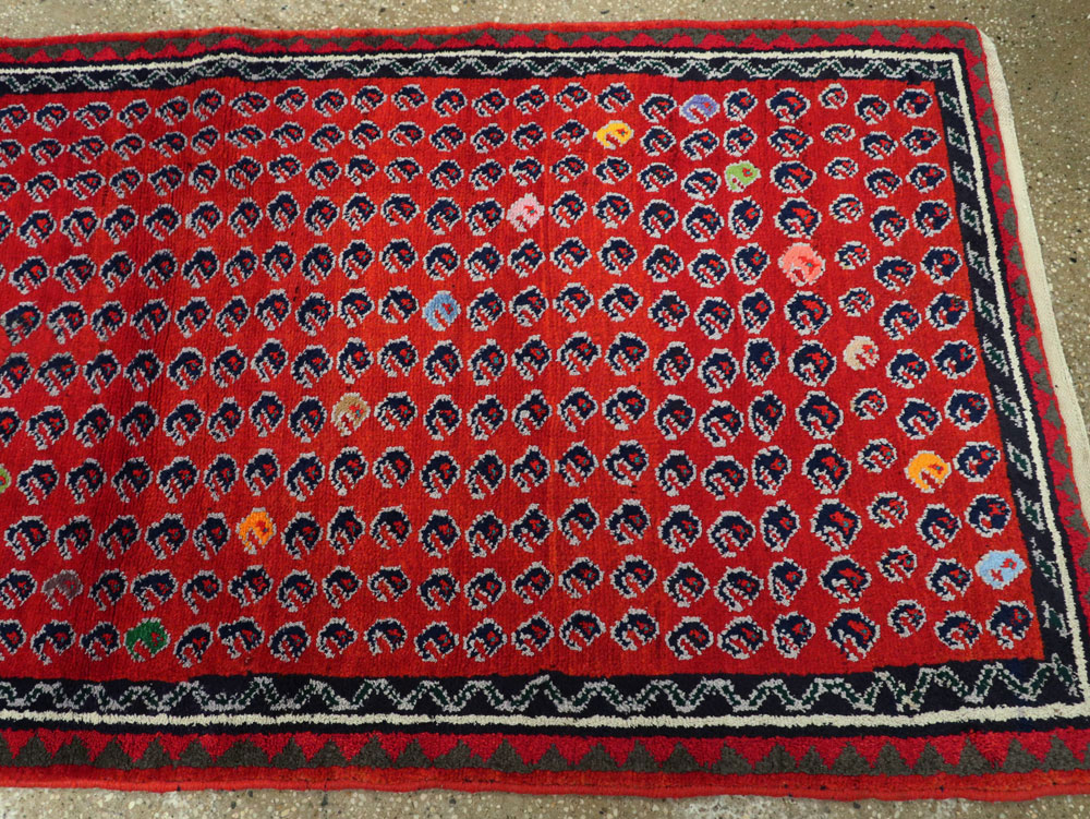 Vintage Persian Hamadan Runner, No.25535 - Gsblank