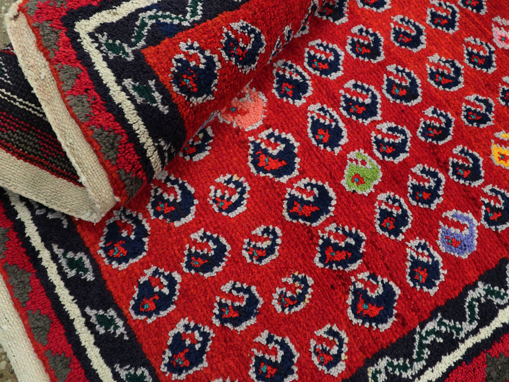 Vintage Persian Hamadan Runner, No.25535 - Gsblank