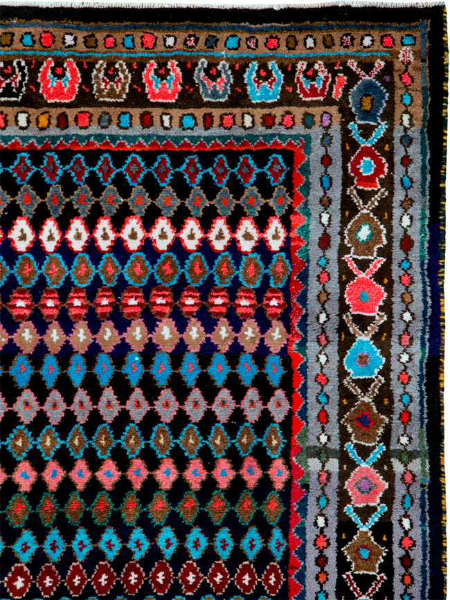 Vintage Persian Hamadan Runner, No.25536 - Gsblank