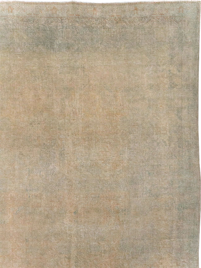 Antique Persian Tabriz Room Size Carpet, No.25539 - Gsblank