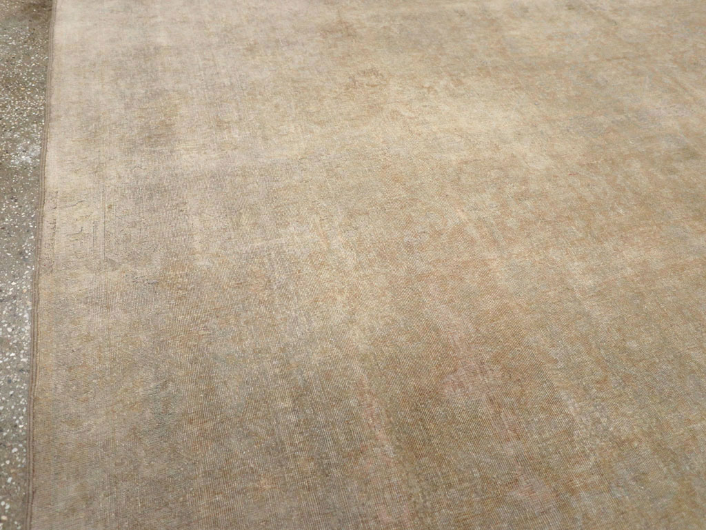 Antique Persian Tabriz Room Size Carpet, No.25539 - Gsblank