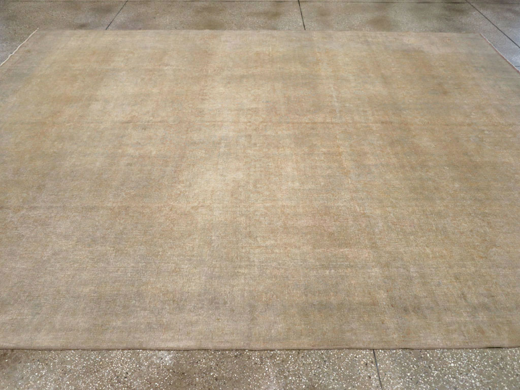 Antique Persian Tabriz Room Size Carpet, No.25539 - Gsblank