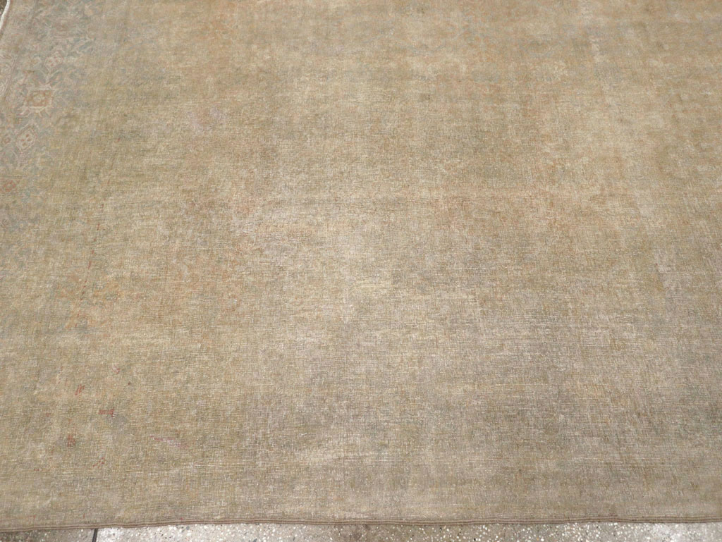 Antique Persian Tabriz Room Size Carpet, No.25539 - Gsblank