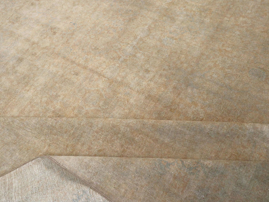 Antique Persian Tabriz Room Size Carpet, No.25539 - Gsblank