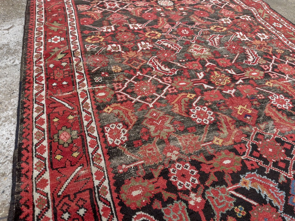 Antique Persian Mahal Rug, No.25548 - Gsblank