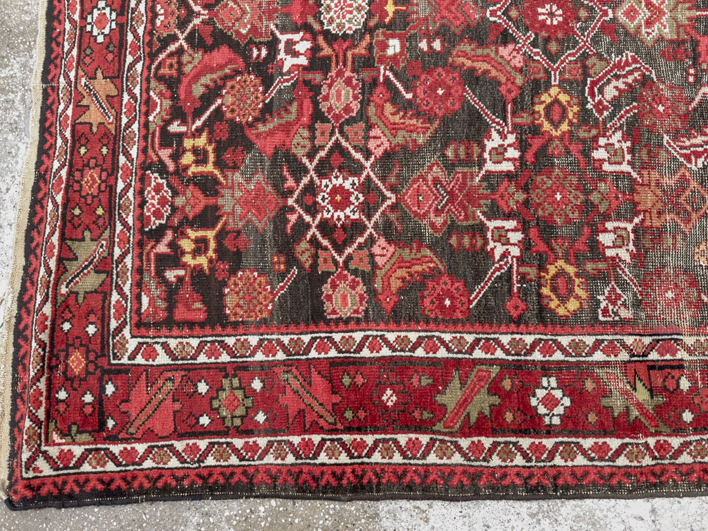 Antique Persian Mahal Rug, No.25548 - Gsblank