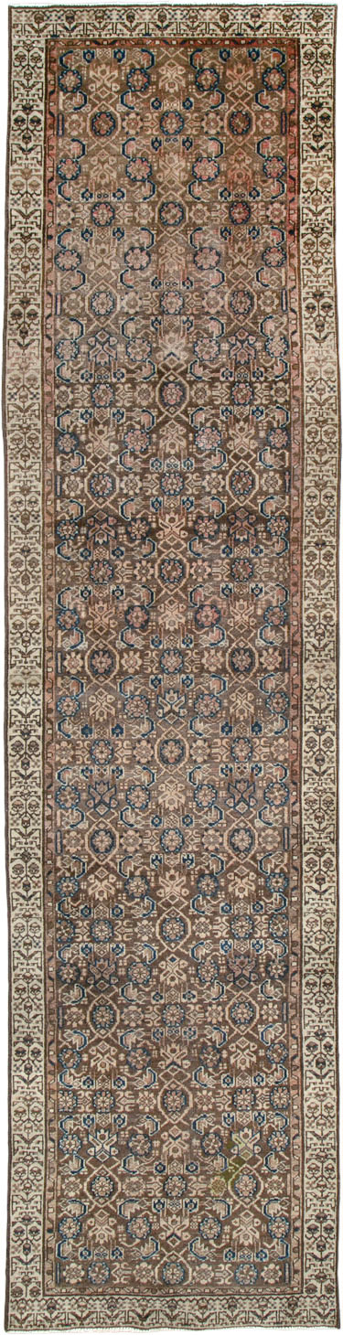 Vintage Persian Malayer Runner, No.25557 - Gsblank