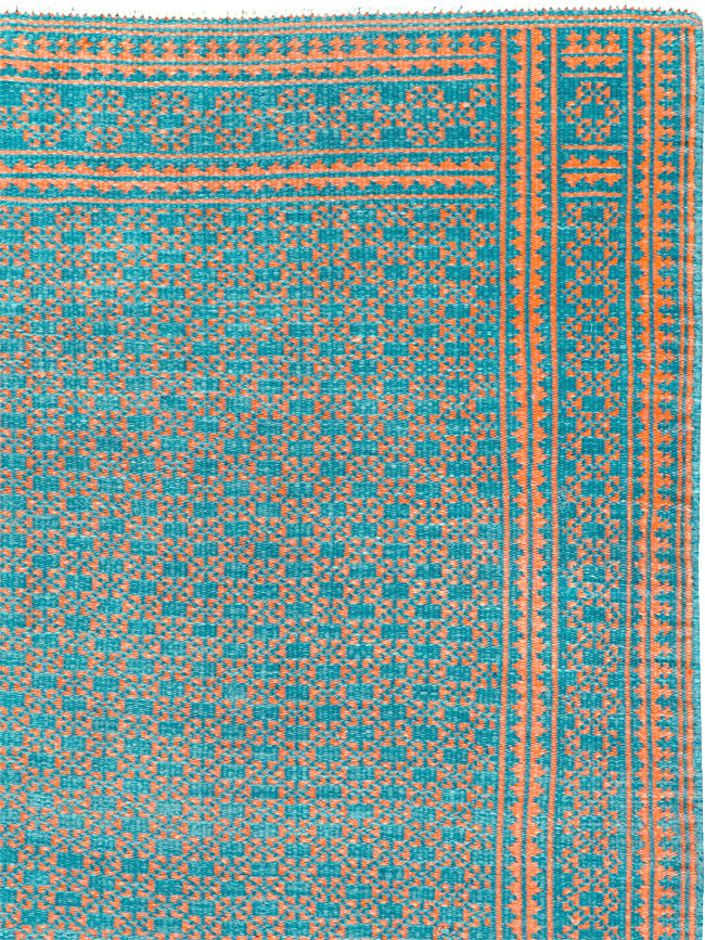 Vintage Persian Reversible Flatweave, No.25562 - Gsblank