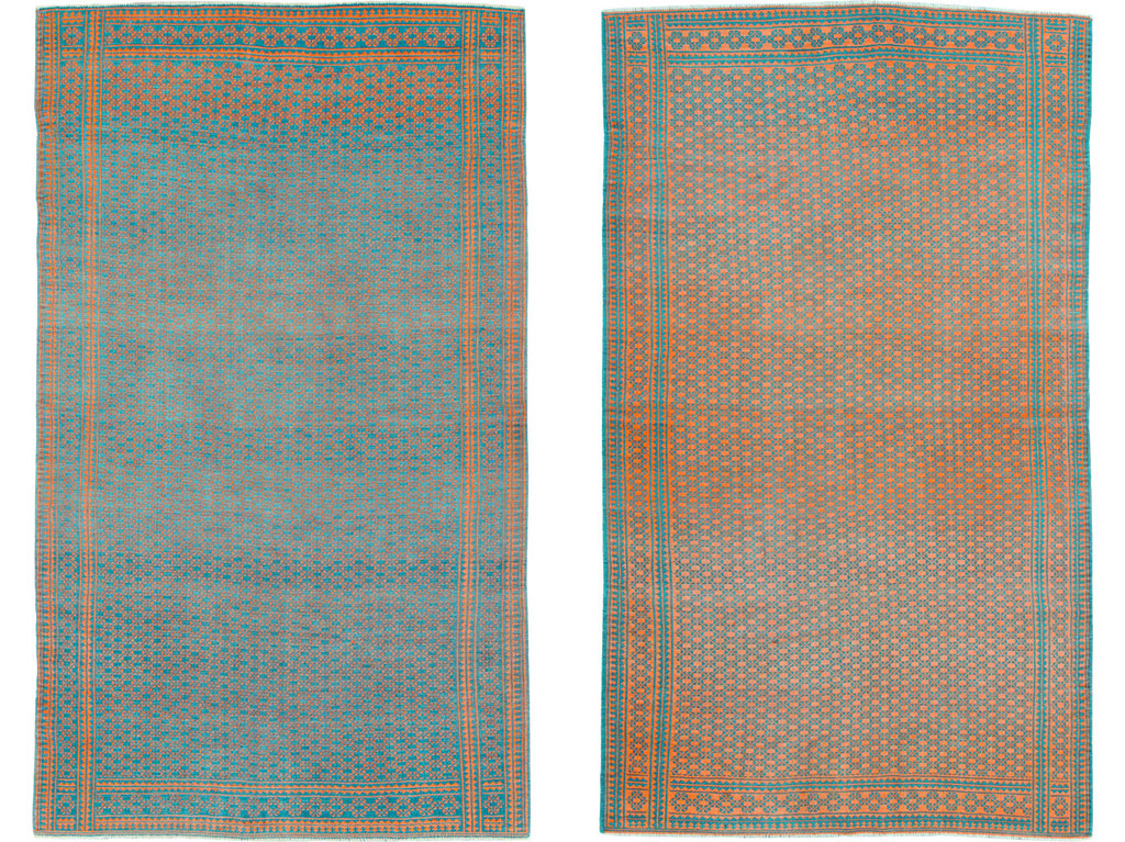 Vintage Persian Reversible Flatweave, No.25562 - Gsblank