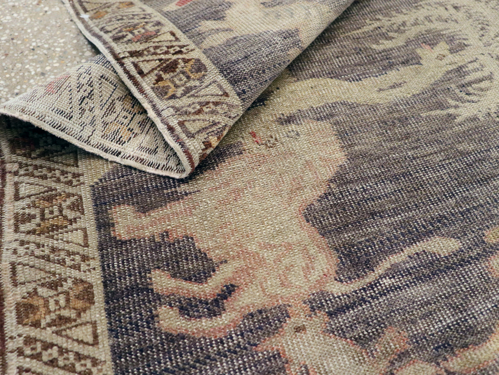 Vintage Kayseri Pictorial Rug, No.25563 - Gsblank