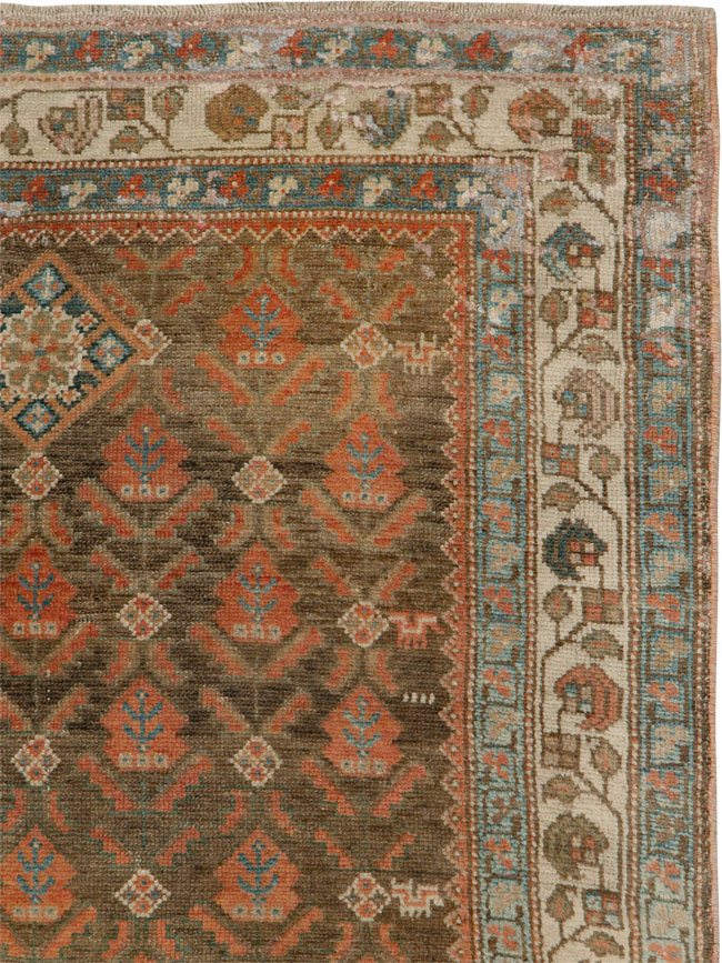 Vintage Persian Malayer Rug, No.25569 - Gsblank