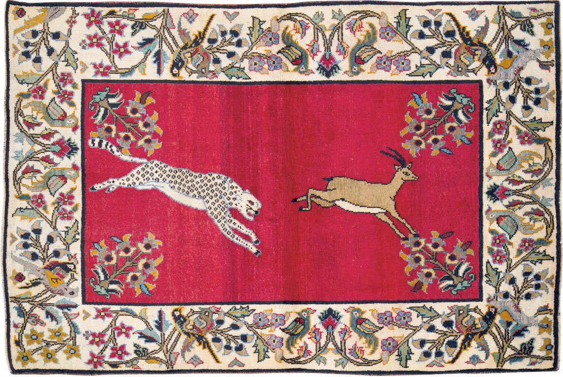 Vintage Tabriz Rug, No.25584 - Gsblank