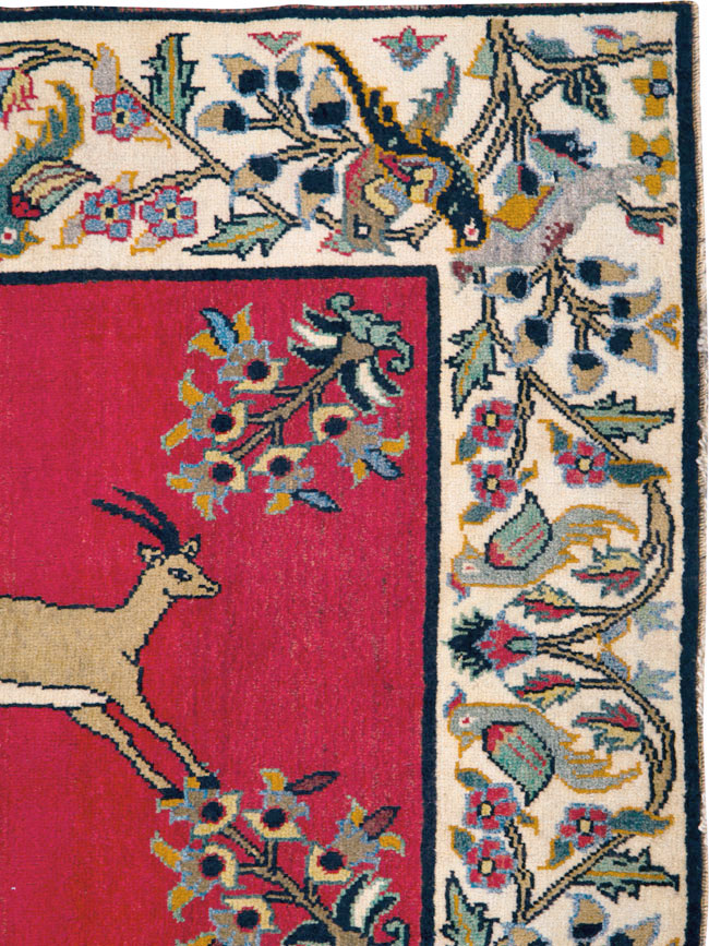 Vintage Tabriz Rug, No.25584 - Gsblank