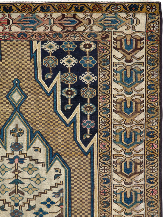 Antique Persian Malayer Rug, No.25585 - Gsblank