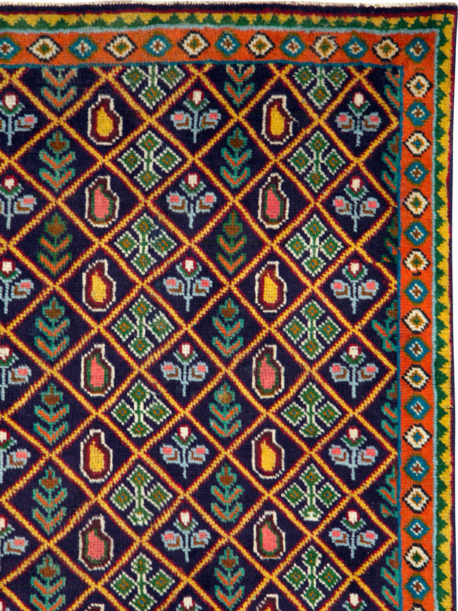 Vintage Persian Tabriz Rug (Pair: 1 of 2), No.25587 - Gsblank