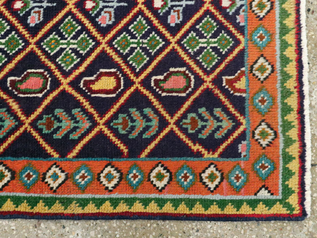 Vintage Persian Tabriz Rug (Pair: 1 of 2), No.25587 - Gsblank