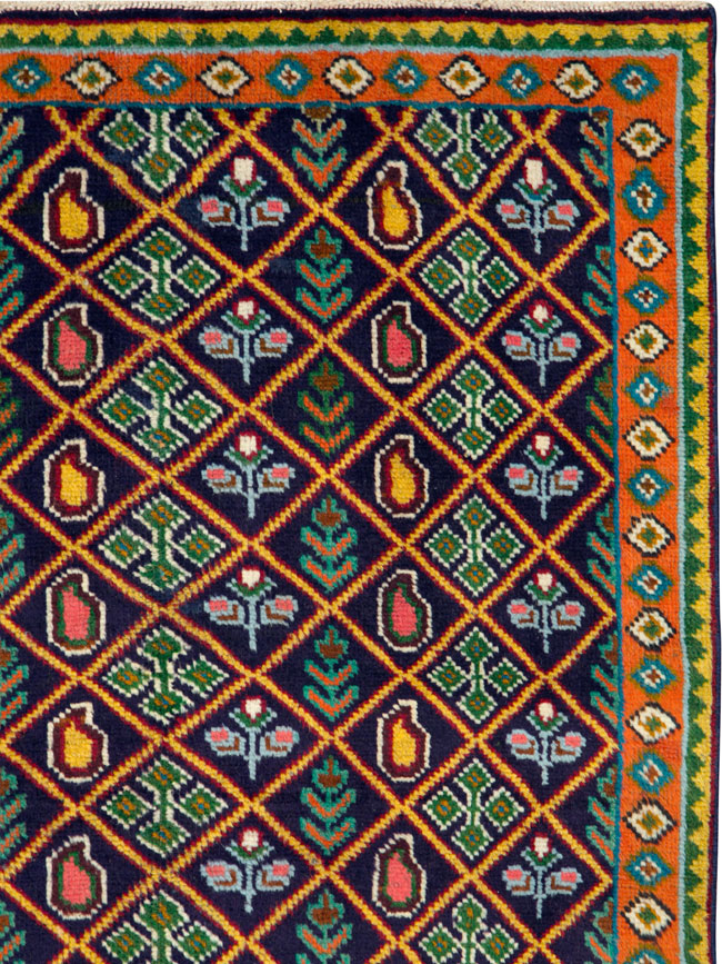 Vintage Persian Tabriz Rug (Pair: 2 of 2), No.25588 - Gsblank