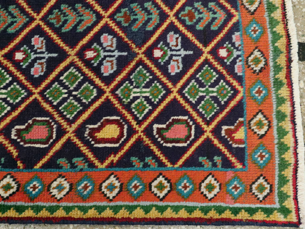 Vintage Persian Tabriz Rug (Pair: 2 of 2), No.25588 - Gsblank