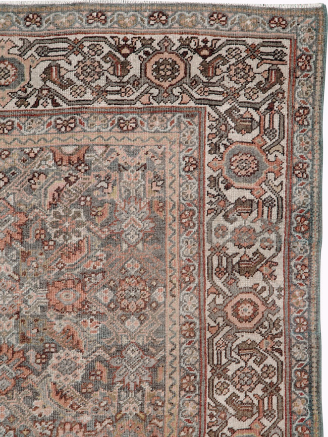 Antique Persian Mahal Gallery Carpet, No.25609 - Gsblank